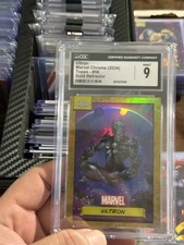 Topps 2024 Marvel Chrome Ultron #56 Gold Refractor /50 Serial Numbered CGC 9 picture