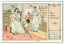 c1910's Baby Bunting Original Drawing Randolph Caldecott's Pictures Postcard picture