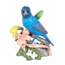 Lenox 2009 Indigo Bunting Limited Edition Porcelain Bird Figurine Collectible picture