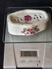 Antique Chinese Cricket Box Tongzhi Ching Dynasty Nanking Floral Porcelain 5