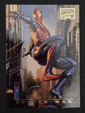 1996 Fleer Skybox Marvel Masterpieces Genesis Spiderman 87 Julie Bell Boris picture