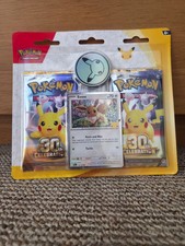 Pokémon 30th Anniversary Eevee box (2 booster packs inside) picture