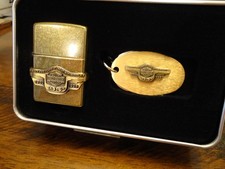 HARLEY DAVIDSON 95TH ANNIVERSARY GIFT SET ZIPPO LIGHTER MINT IN BOX 1998 HD289 picture