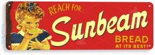 TIN SIGN Sunbeam Bread Vintage Design Décor Kitchen Farm Cottage Store A238 picture