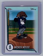 2025 Topps Chrome Disney Mickey and Friends SSP Mickey Mouse Seattle Mariners picture