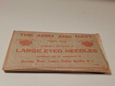 1936 Vtg The Army & Navy Needle Book In original parchment envelope (RT925) picture