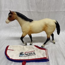 Breyer Traditional Rebel #1138 Red Roan Stock Horse Stallion w/ AQHA Blanket picture