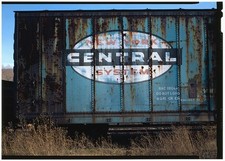 Photo:Juniata Shops Chestnut St East Side NYC Central Freight Car 1950s picture