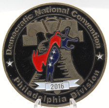 FBI 2016 Democratic National Convention Philadelphia Challenge Coin 2