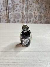 Vintage Art Glass Hand Blown Penguin Figurine by Eamonn Vereker AU 3.5” Tall picture