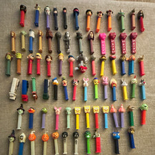 PEZ Original Mixed Lot of 77 - Disney, SpongeBob, Batman, Halloween, Star Wars picture