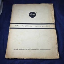 Vintage 1963 NASA Kennedy Space Center Press Kit Booklet Lot Saturn V Apollo picture