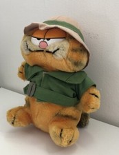 Vintage Garfield on Safari Plush. (9” By: R. Dakin & Co) picture