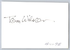Tom Wilson Autograph Signed 4-11-95 Ziggy Creator Cartoonist picture