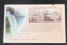 1929 Niagara Falls Home of Shredded Wheat Postcard Headquarters New York picture