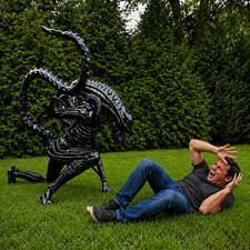 Life Size Xenomorph Alien Model - 5ft Tall picture