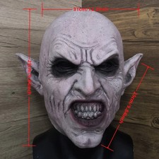 Nosferatu Grey Vampire Latex Scary Halloween Mask Terror Ghost Devil Mask Dance picture