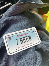 7 Brew Tag Sticker AR Arkansas picture