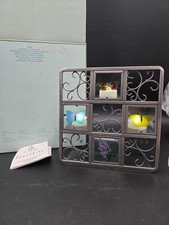 Vintage PartyLite Butterfly Tealight Easel Metal Glass Candle Holder P7729 NIB picture