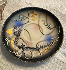UCHINA Made in Japan Japanese Dragon Design Decorated Plate Dish picture