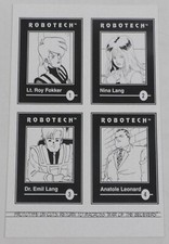 Robotech: Return to Macross - War of the Believers Prototype Uncut Card Sheet picture