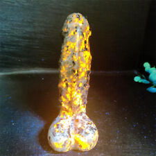Natural Yooperlite Penis Crystal Carving Quartz Healing For Decor Gift 1pc picture