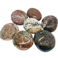 Ocean Jasper palm stones, lot, large, AAA, display specimen, #R-6184 picture
