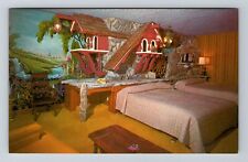 San Luis Obispo CA-California, Madonna Inn Old Mill Rm, Antique Vintage Postcard picture