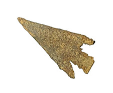 PHENOMENAL HISTORIC TRADE POINT COLORADO AUTHENTIC ARROWHEAD INDIAN ARTIFACT 2V5 picture