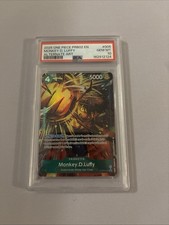 2025 ONE PIECE PRB02 PREMIUM BOOSTER VOL 2 #005 MONKEY D LUFFY ALT ART PSA 10 picture