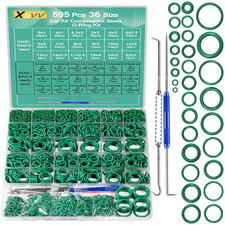 595 Pcs Metric and SAE Air Conditioning O-Ring Kit for Automotive A/C, Compresso picture