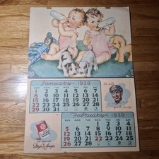 1930s Texaco Motor oil Advertising Calendar picture