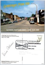 Continental Iola WI Main Street Postcard picture