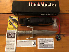 Vintage Buck 184 Pat. Pend.  Buckmaster Survival Knife   Reproduction Box picture