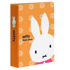 JAPAN Miffy Rabbit Photo 6x4 Album 40 Large Pictures Orange Book Standing Cover picture