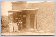 Union Shoe Store Union Missouri Storefront 1911 Real Photo RPPC picture
