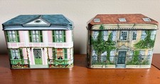 Vtg Collectiblle English and French tea/biscuit tins picture