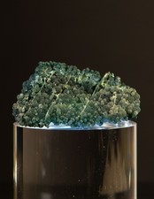 Rare Dark Green Grape Agate Raw Specimen Matrix 2