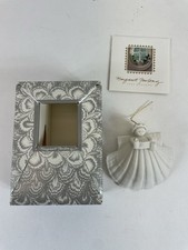 Margaret Furlong 1992 Noel Angel Shell 5” Christmas Ornament Limited Edition picture