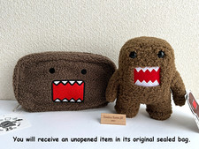 Sekiguchi NHK Japan Domo kun Stuffed toy & Pouch set of 2 New Unused Authentic picture
