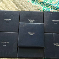 Franklin Mint Seven Seas Crystal Collector Plates Set of 7 Limited Edition picture