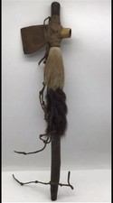 Early 20th Century Native American Made Tomahawk Authentic Coastal Cali. Tribe picture