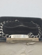 1937 The Hobbit 1937 J. R. R. Tolkien sterling silver gent`s bracelet L 8.5 inch picture
