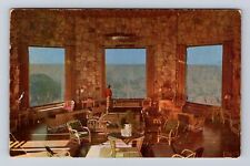 Grand Canyon National Park-The Lounge, Grand Canyon Lodge, Vintage Postcard picture