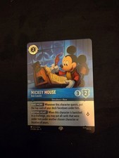 Disney Lorcana Mickey Mouse Bob Cratchit 219/204 Enchanted Foil Full Art NM/LP picture