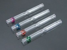 High End Premium Clear Glass Color Smoking Pipe / Cigarette Tobacco Holder picture