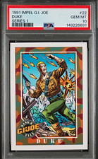 1991 Impel G.I. Joe Series 1 Duke #22 Non-Sport Trading Card PSA 10 149226691 picture