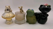 Woodland Fairytal Fantasy Lot Of Vintage Avon Bottle Figurines Mystical Decor picture