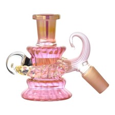 Cheech – 14mm 45° Gold Fumed Filtering Ash Catcher THICK Stylish & Functional  picture
