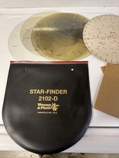 Star Finder and Identifier 2102-D U.S. Navy Naval Annapolis 9 Templates Vtg picture